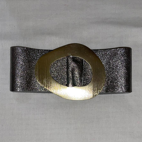 cintura chiusura satinata ovale