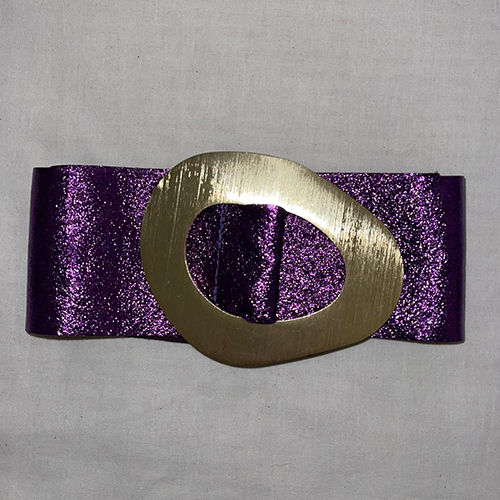 cintura chiusura satinata ovale