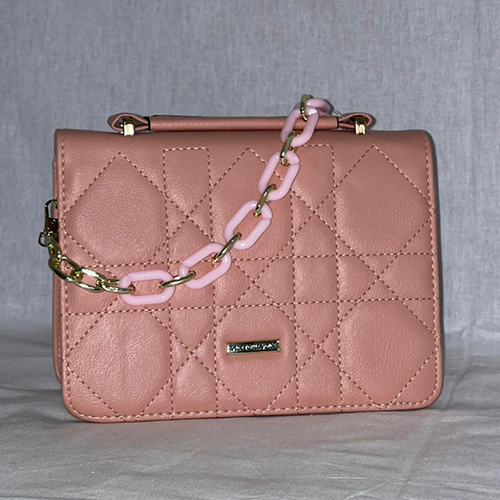Borsa in ecopelle quadra