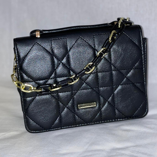 Borsa in ecopelle quadra